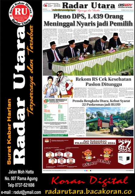 Radar Utara, 16 AGUSTUS 2024