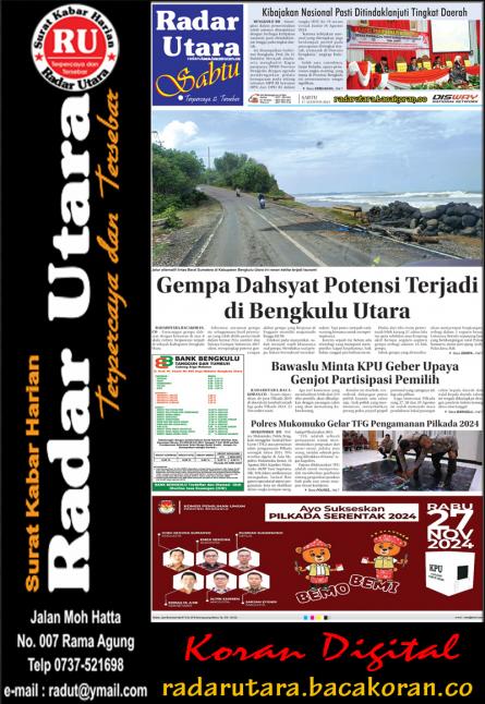 Radar Utara, 17 AGUSTUS 2024