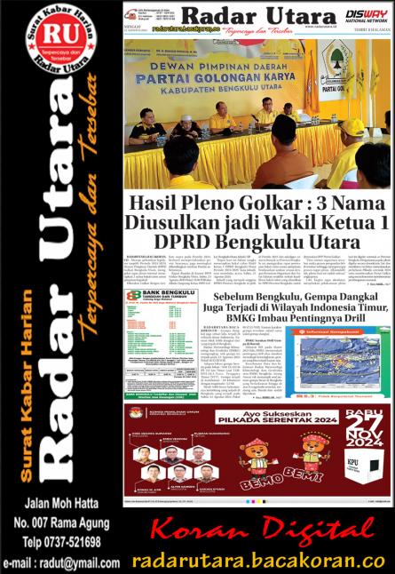 Radar Utara, 25 AGUSTUS 2024