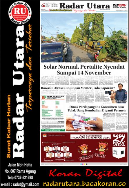 Radar Utara, 12 NOVEMBER 2024