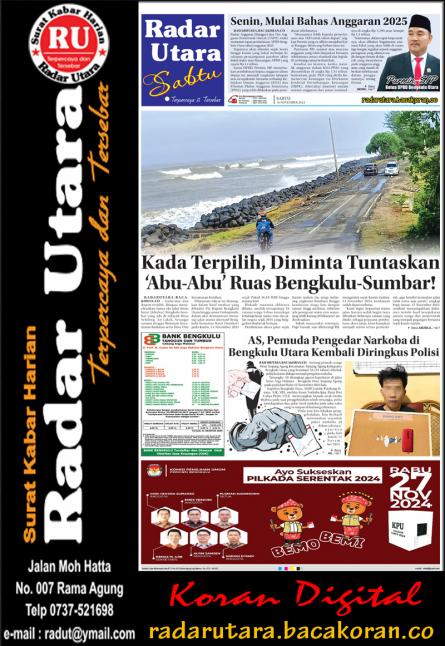 Radar Utara, 16 NOVEMBER 2024