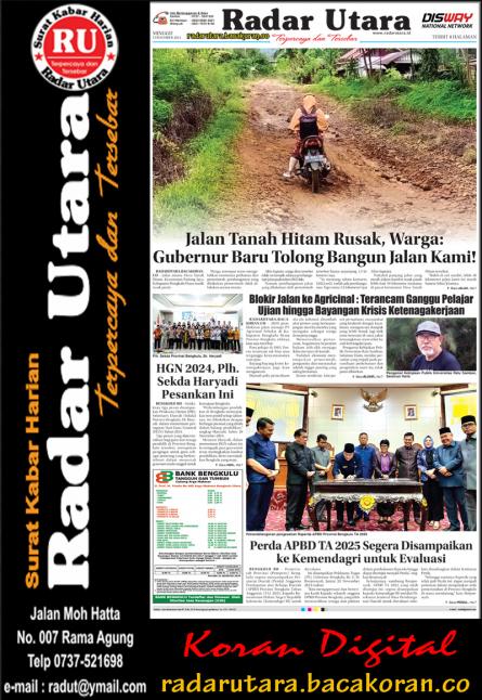 RADAR UTARA, 1 DESEMBER 2024