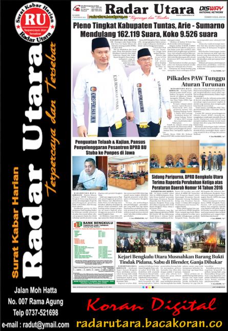 RADAR UTARA, 5 DESEMBER 2024