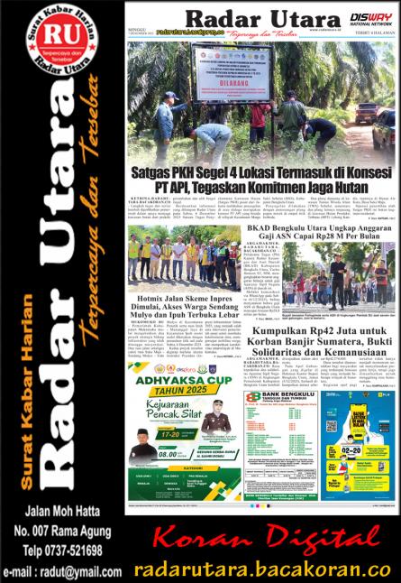 RADAR UTARA, 07 DESEMBER 2025