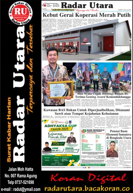 RADAR UTARA, 11 DESEMBER 2025