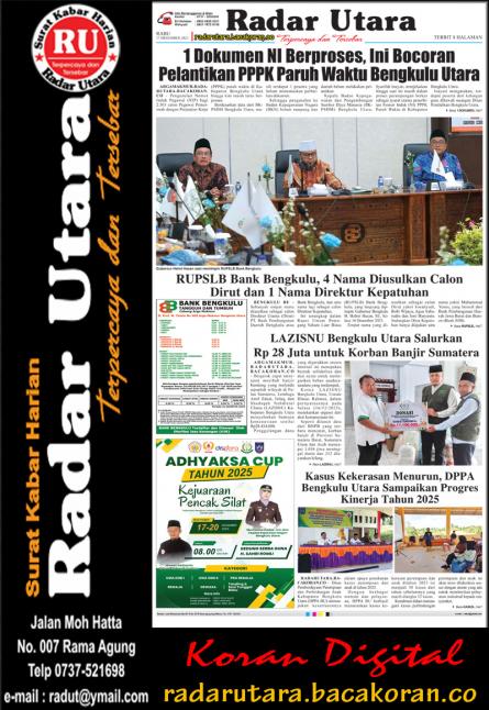 RADAR UTARA, 17 DESEMBER 2025