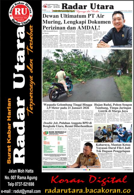 RADAR UTARA, 21 JANUARI 2026