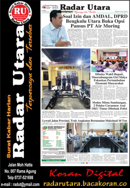 RADAR UTARA, 22 JANUARI 2026