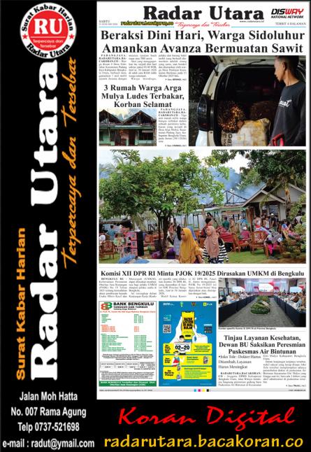 RADAR UTARA, 31 JANUARI 2026