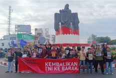 Tolak RUU TNI, Rakyat Sipil Bengkulu Gelar Aksi Diam