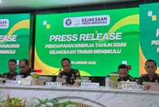 Sepanjang Tahun 2025, Kejati Bengkulu Tetapkan 49 Tsk Tipikor