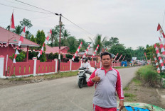 Warga Resno Kompak Semarakkan HUT RI ke-80 dengan Dekorasi Kreatif dari Barang Bekas