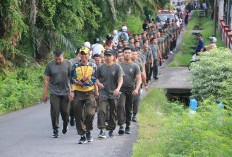 Jalan Santai Bersama Personil, Danrem 041/Gamas: Perkuat Solidaritas dan Peduli Lingkungan