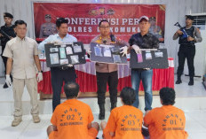 Sat Resnarkoba Polres Mukomuko Gulung Tiga Pengedar Narkoba Selama Agustus 2025