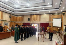 Lantik 18 Pejabat Eselon III, Pj. Sekda Herwan Antoni Tekankan Ini