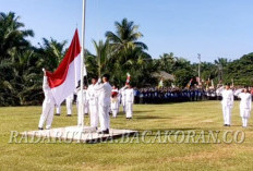 Sukses, Upacara Pengibaran dan Penurunan Bendera HUT RI Kecamatan Air Napal,  Meriah & Khidmat