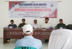 Camat Desak Percepatan Pengurusan Izin Koperasi Desa Merah Putih