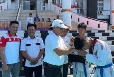 Atlet Taekwondo Mukomuko Borong Medali, Pemkab Beri Penghargaan