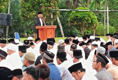  Kurban Sapi 2 Ekor, Bupati Mian Sholat Idul Adha 1445 H Bersama Warga di Karang Pulau