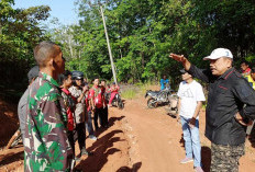  Jalan Berlumpur di Desa Bukit Tinggi Bakal Ditingkatkan Melalui TMMD 2024