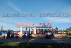 Libatkan Pelajar, Pemdes Karang Pulau Inisiasi Gotong Royong Akbar Bersihkan Fasilitas Umum