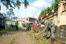 Gotong Royong, Koramil Ketahun Silaturahmi Bersama Warga