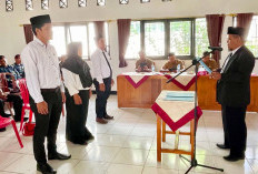 Camat Padang Jaya Lantik 3 Anggota BPD 