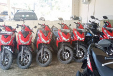  Jelang Lebaran, Polsek Ketahun Terima Titipan 11 Unit Sepeda Motor