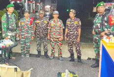 Harmoni Kebersamaan Jaga Kamtibmas, Kodim 0428/MM, Banser, dan Laskar Merah Putih Gelar Patroli Gabungan