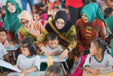 Bunda PAUD Bengkulu Utara Kembangkan Kreativitas Anak Lewat Lomba Mewarnai