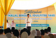 Halal Bihalal Idul Fitri 1445 H, Gubernur Rohidin dan Wagub Rosjonsyah Ajak ASN Saling Memaafkan
