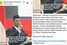 Viral Video Mentan Amran Ditelpon Wapres, Berujung Klarifikasi, Gibran Angkat Bicara Soal Ini