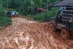 Jalan Tanah Merah di Trans Lapindo Babak Belur, Masyarakat Kesulitan Keluarkan Hasil Perkebunan