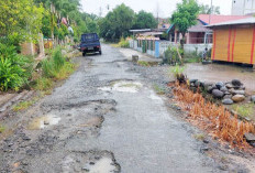 Warga Lubuk Sanai Berharap Pemerintah Perbaiki Jalan di Pondok Lama