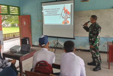 Peringati Hari Pahlawan Siswa Pulau Terluar Dapatkan Materi Wawasan Kebangsaan Dari Satgas Pam Puter Enggano