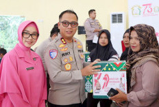 Polres Mukomuko Gelar Bakti Kesehatan dan Bansos Peringati Hari Bhayangkara ke-79