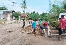 Pemdes Bumi Harjo Gotong Royong Jumat Bersih, Respon Cepat Instruksi Bupati Bengkulu Utara