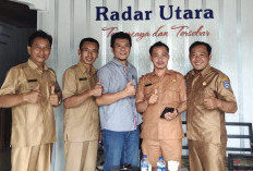 Sinergi Membangun Desa, Ketua Forum Kades NP Sambangi SKH Radar Utara
