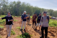 Kapolsek Pantau Pembagian Lahan Permukiman Masyarakat dari Pamor Ganda