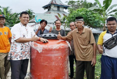  Salurkan Bantuan Tandon Air, Sujono: Akses Air Bersih Untuk Warga