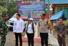 Ketua DPRD BU Kunker Dampingi Jenderal Bintang Dua Mabes TNI AD di Lokasi TMMD