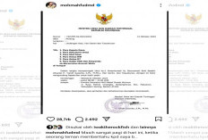 Nah Loh, Surat Berlogo Kemendes Daerah Tertinggal Disorot Mahfud MD