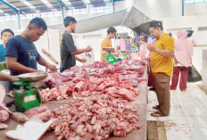  Dinas Pertanian Cek Kualitas Daging di Pasar Tradisional