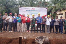 Bersama Kodim 0423 BU, Groundbreaking Koperasi Merah Putih Digelar Serentak