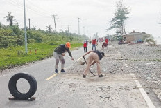 Dampak Gelombang Tinggi, Jalibar di Pantai Abrasi Air Dikit Tertimbun Material