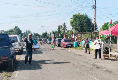 Warga Lubuk Sanai 3 Bergerak untuk Palestina, Dari Pasar Rabu Menuju Pengajian Akbar Bersama KH Syauqi MZ