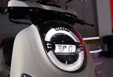 Lebih Dekat New LED Crystal Block Headlight di New Honda Scoopy