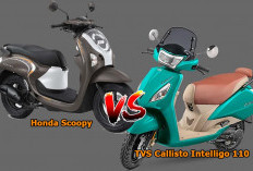 Duel Skutik Retro 110cc, Honda Scoopy Vs TVS Callisto Intelligo 110 