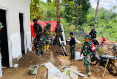 Pastikan Realisasi Pembangunan Sesuai Target, Dandim Tinjau Progres TMMD