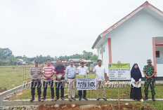 Pemdes Karya Bakti Gelar Titik Nol Pembangunan 4 Item Fisik dan Salurkan BLT 4 Bulan Sekaligus